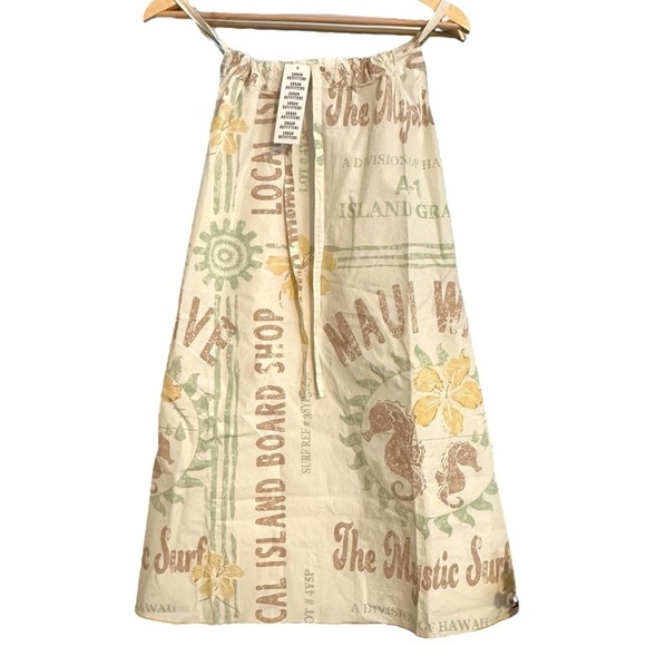 ๐ Urban Outfitters, BDG Eva Tie-Front Ruched Strap Trapeze Mini Dress NWT - Picture 3 of 6